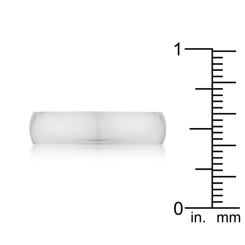 ShineHigh 5 mm Stainless Wedding Band