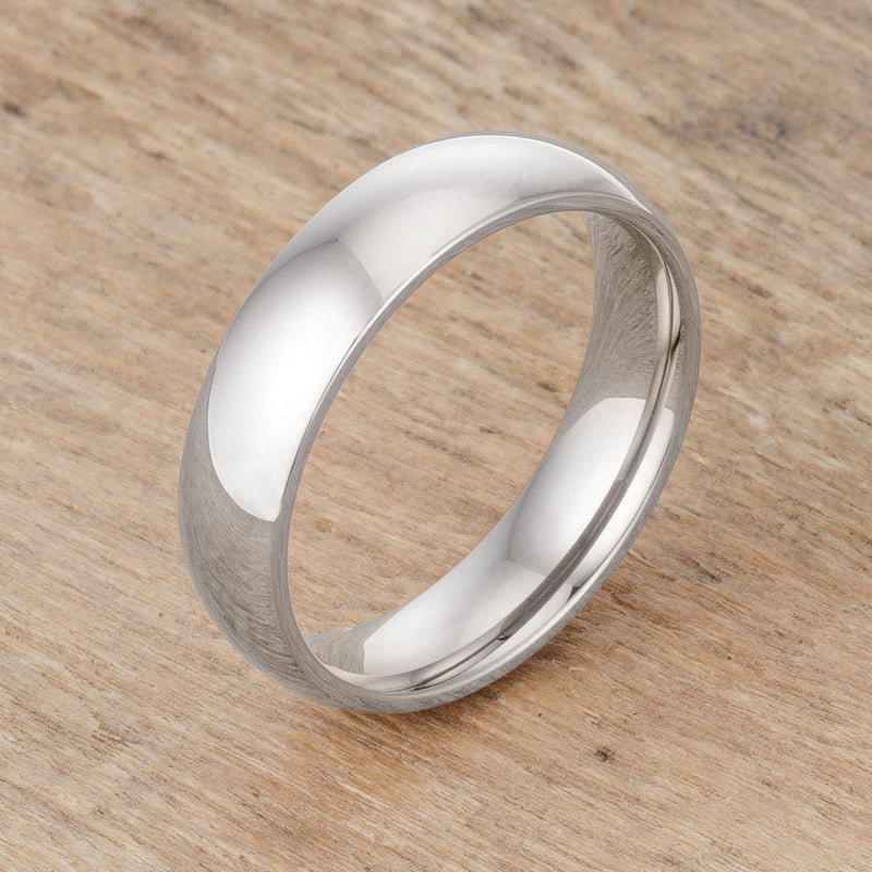 ShineHigh 5 mm Stainless Wedding Band