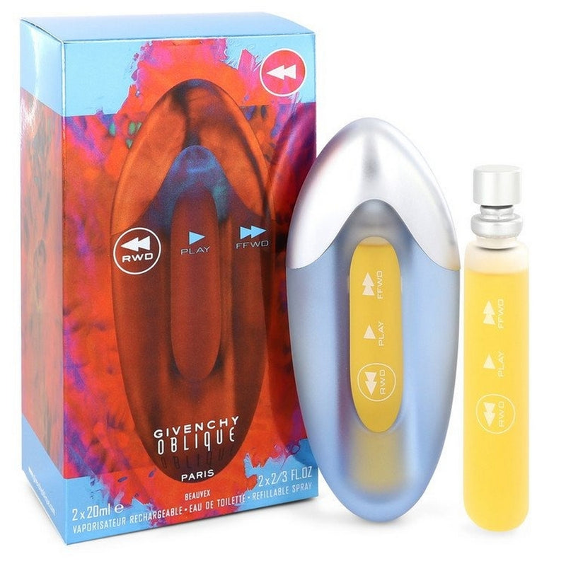 Oblique Rwd by Givenchy Women Two 2/3 oz Eau De Toilette Spray Refills 2/3 oz