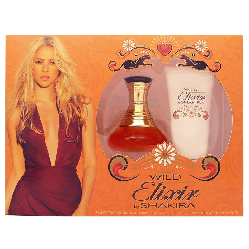 Shakira Wild Elixir 2: + Silky Body Lotion Women's Eau De Toilette Gift Set