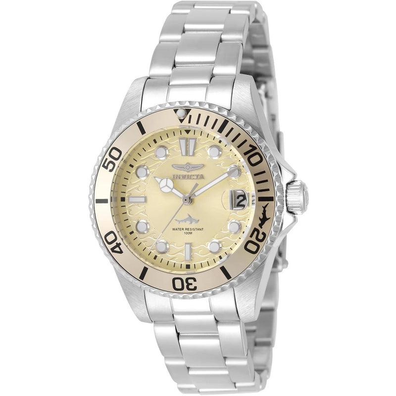 Invicta Pro Diver Women's Quartz 34mm Watch – Stainless Steel