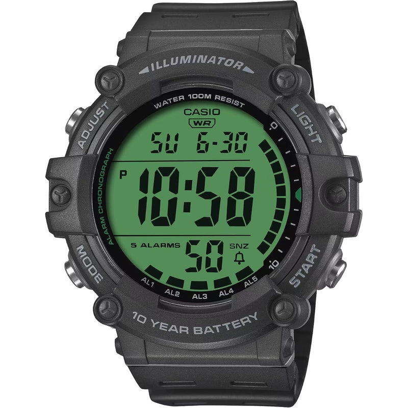 Casio 100 Meter Digital Quartz 51mm Watch – Resin