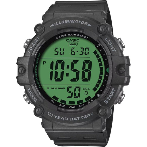 Casio 100 Meter Digital Quartz 51mm Watch – Resin