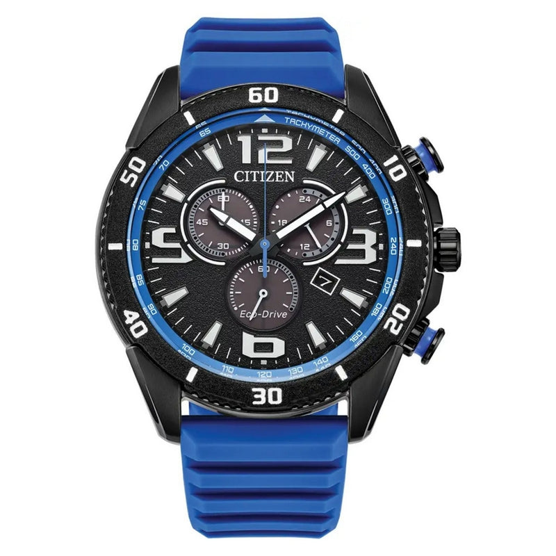 Citizen Men's Brycen AT2586-05E Strap Black Dial Quartz Movement Buckle Clasp 45mm Round Watch