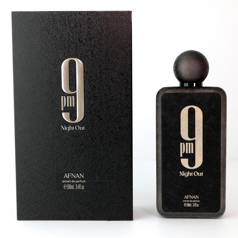 9Pm Night Out By Afnan, 3.4 Oz Extrait De Parfum Spray For Unisex