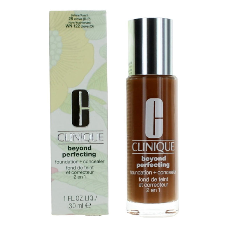 Clinique Beyond Perfecting by Clinique, 1 oz Foundation + Concealer- WN 112 Clove 020714712112
