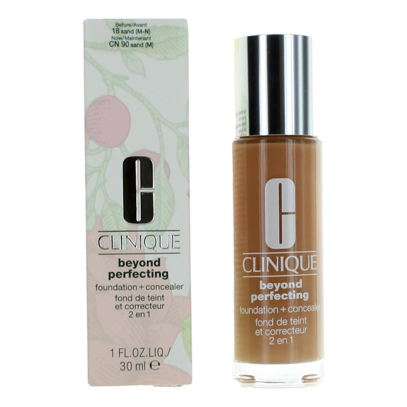 Clinique Beyond Perfecting by Clinique, 1 oz Foundation + Concealer- CN 90 Sand 020714712013