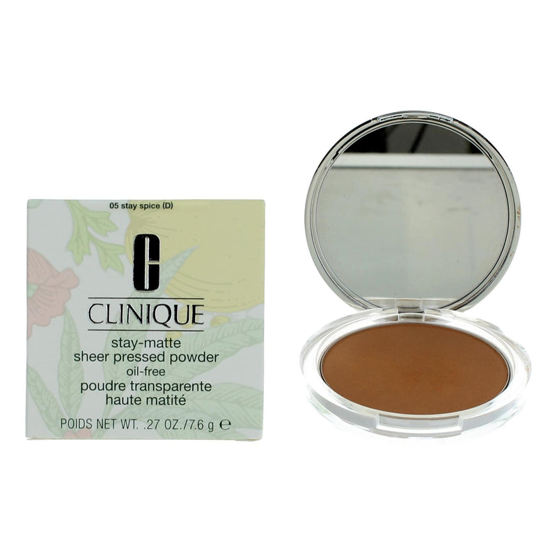 Clinique Stay-Matte by Clinique, .27 oz Sheer Pressed Powder- 05 Stay Spice 020714066147