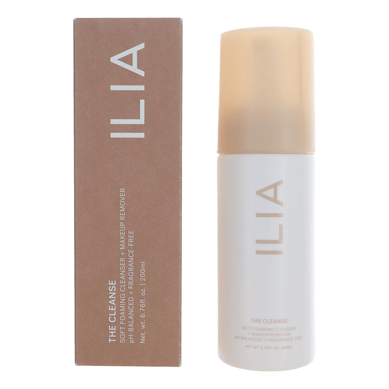 ILIA The Cleanse by ILIA, 6.7oz Soft Foaming Cleanser + Makeup Remover 840306400360