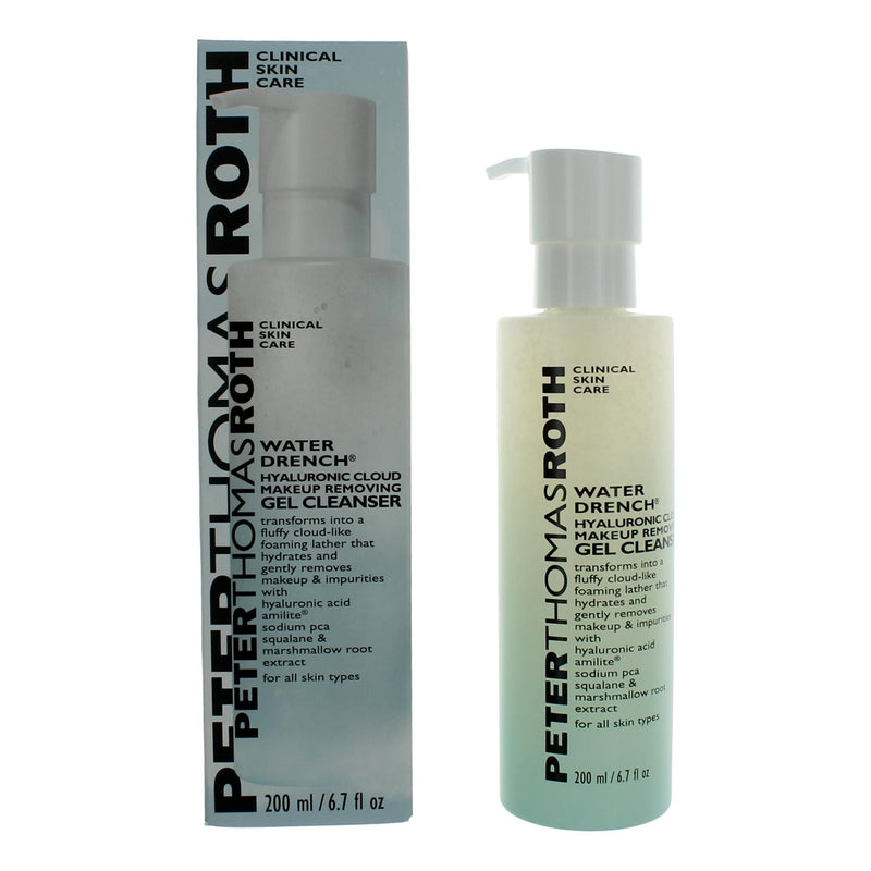 Peter Thomas Roth Water Drench, 6.7oz Hyaluronic Cloud Gel Cleanser 670367014240