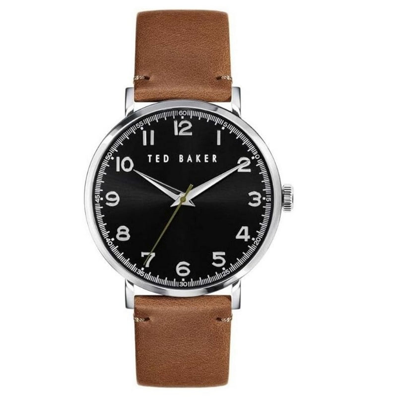 Ted Baker Men's Phylipa Gents BKG028700 Strap Black Dial Quartz Movement Buckle Clasp 43mm Round Watch