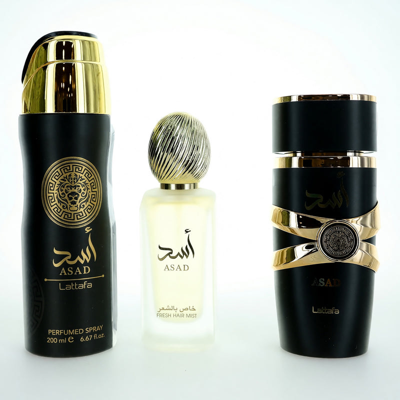 Lattafa Asad Men's Eau De Parfum Gift Set