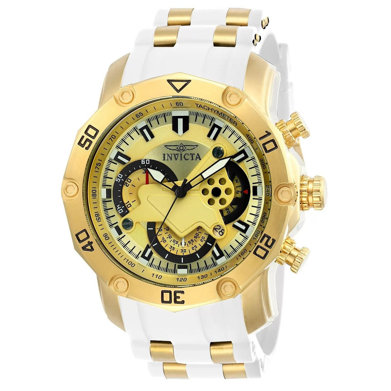 Invicta Pro Diver Men's Quartz 50mm Watch – Silicone, Stainless Steel