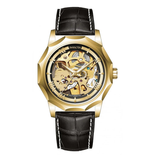 Invicta Objet D Art Men's Automatic 42mm Watch – Leather
