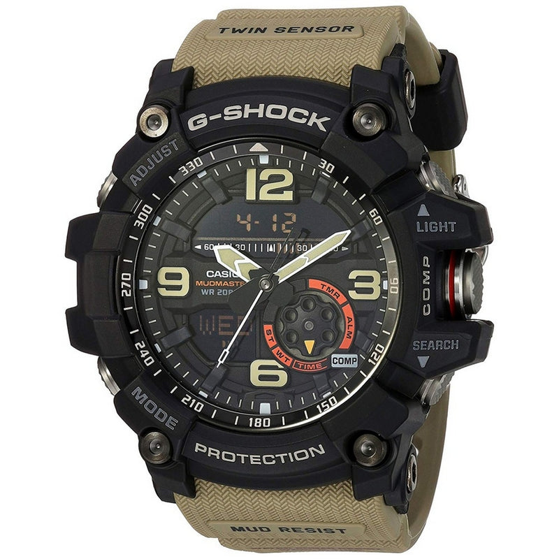 Casio Men's G-Shock GG1000-1A5 Strap Black Dial Quartz Movement Buckle Clasp 52mm Round Watch