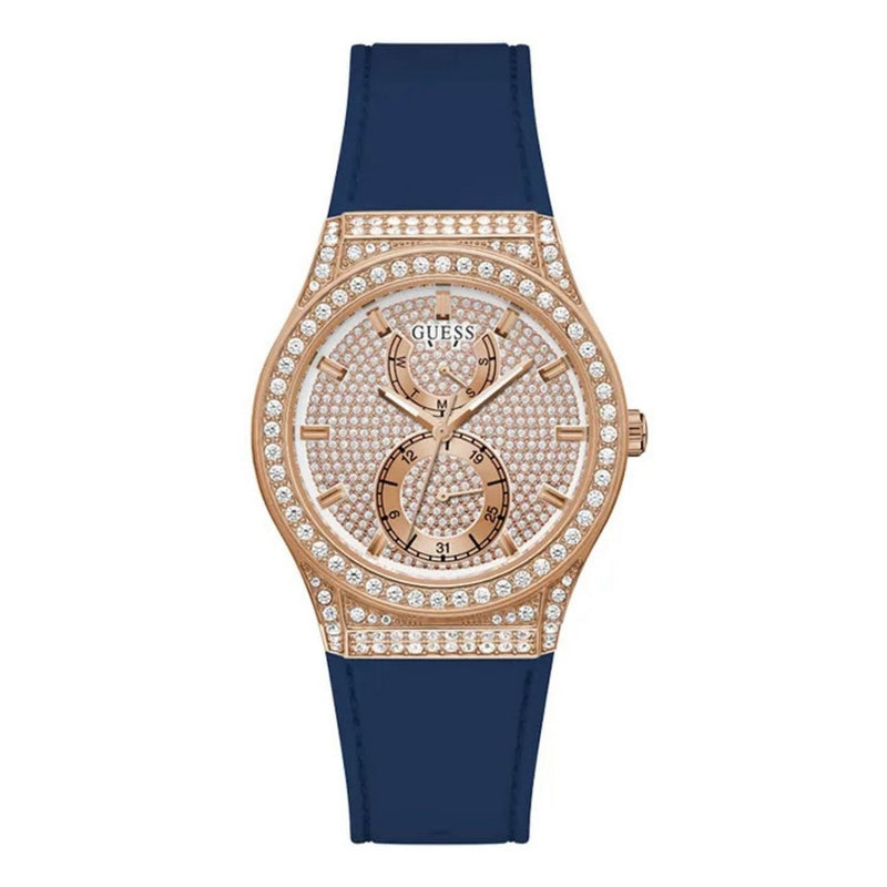Guess Women's Princess GW0439L4 Strap Rose gold Dial Quartz Movement Buckle Clasp 39mm Round Watch