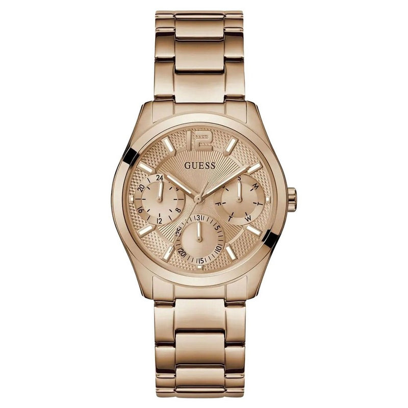 Guess Women's 	Zoe GW0760L3 Bracelet Rose gold Dial Quartz Movement Fold over Clasp 38mm Round Watch