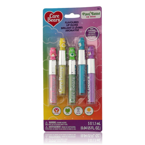 Care Bears 5 Piece Lip Gloss for Kids Gift Set