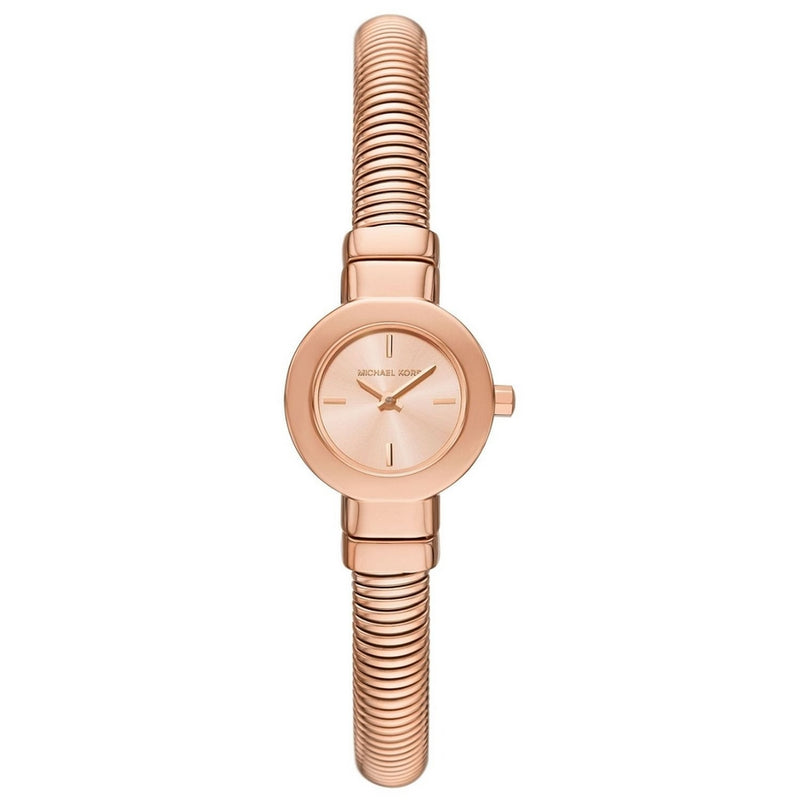 Michael Kors Women's Gramercy MK7528 Bracelet Rose Gold Dial Quartz Movement Deployment Clasp 21mm Round Watch