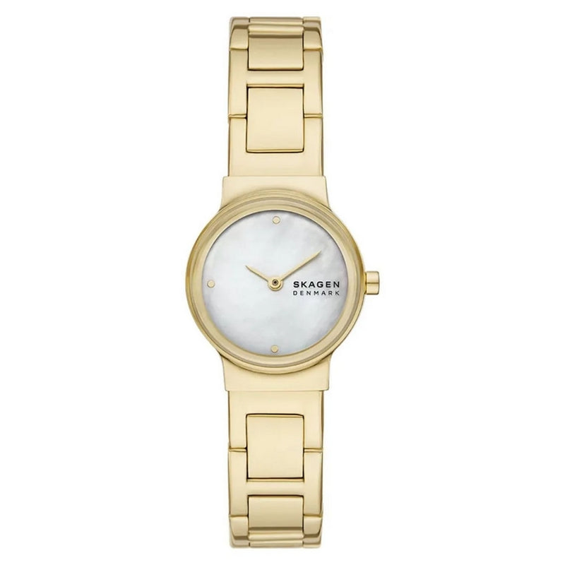 Skagen Women's Freja Lille  SKW3167 Bracelet White Dial Quartz Movement Fold over Clasp 26mm Round Watch