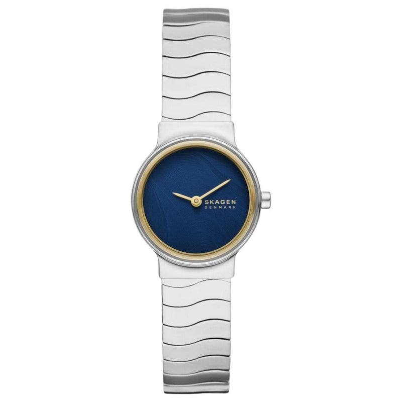 Skagen Women's Freja Lille SKW3171 Bracelet Blue Dial Quartz Movement Fold over Clasp 26mm Round Watch