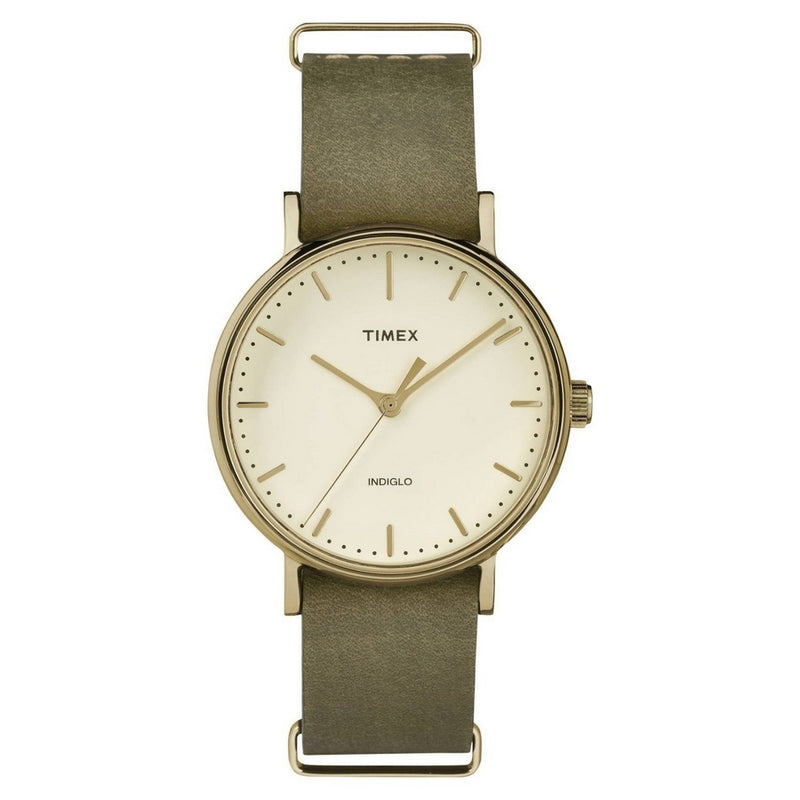 753048658343 Women's Weekender TW2P98500 Strap White Dial Quartz Movement Buckle Clasp 37mm Round Watch
