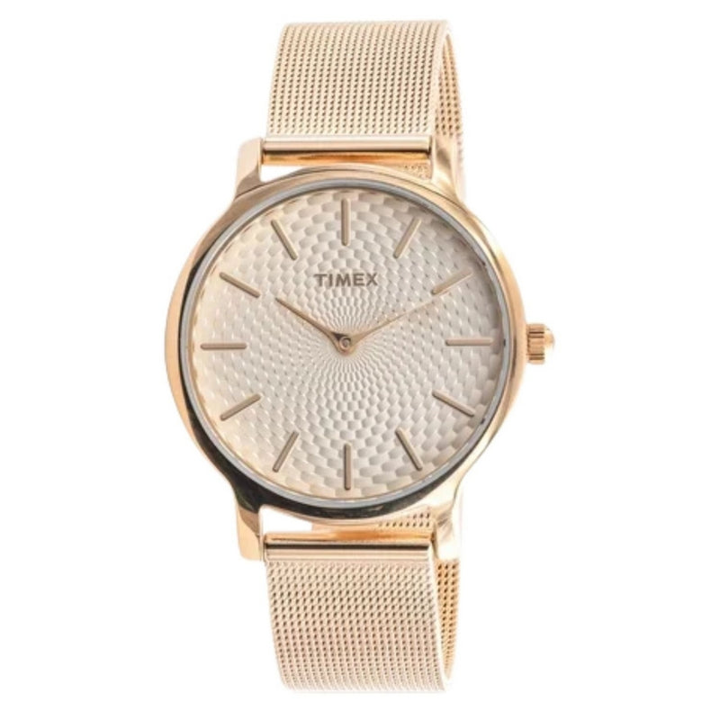 753048837984 Women's Metropolitant TW2T25900 Bracelet Beige Dial Quartz Movement Fold over Clasp 34mm Round Watch