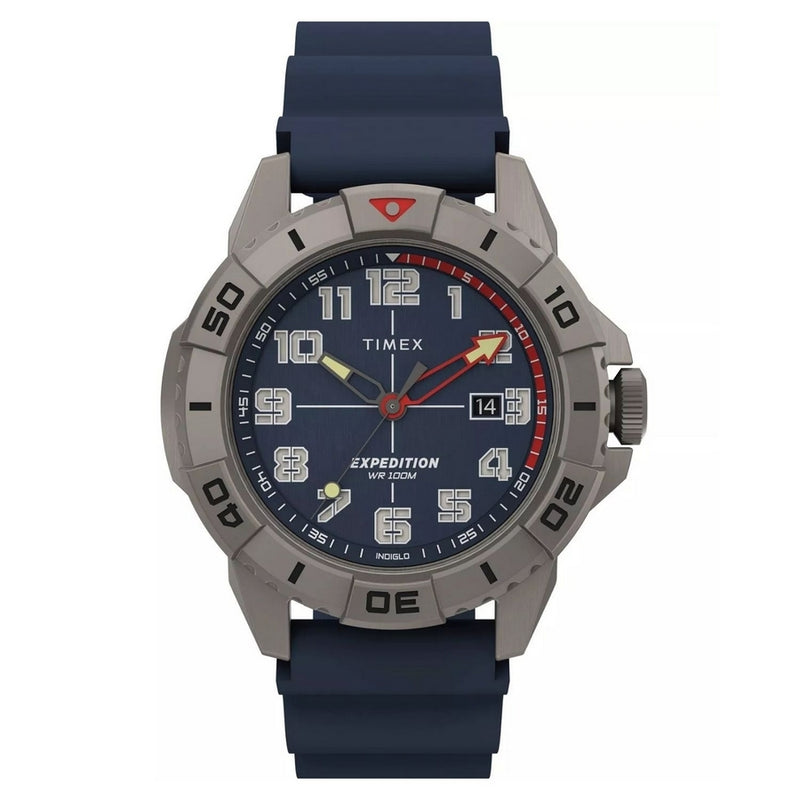 Timex Men's Expedition North Ridge TW2V40800 Strap Blue Dial Quartz Movement Buckle Clasp 42mm Round Watch
