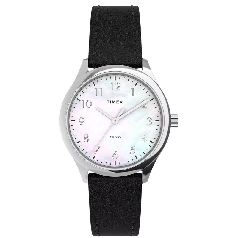 Timex Women's Easy reader TW2W15900 Strap White Dial Quartz Movement Buckle Clasp 32mm Round Watch