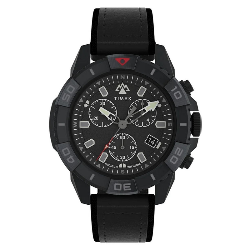 Timex Men's Expedition TW2W16000 Strap Black Dial Quartz Movement Buckle Clasp 42mm Round Watch