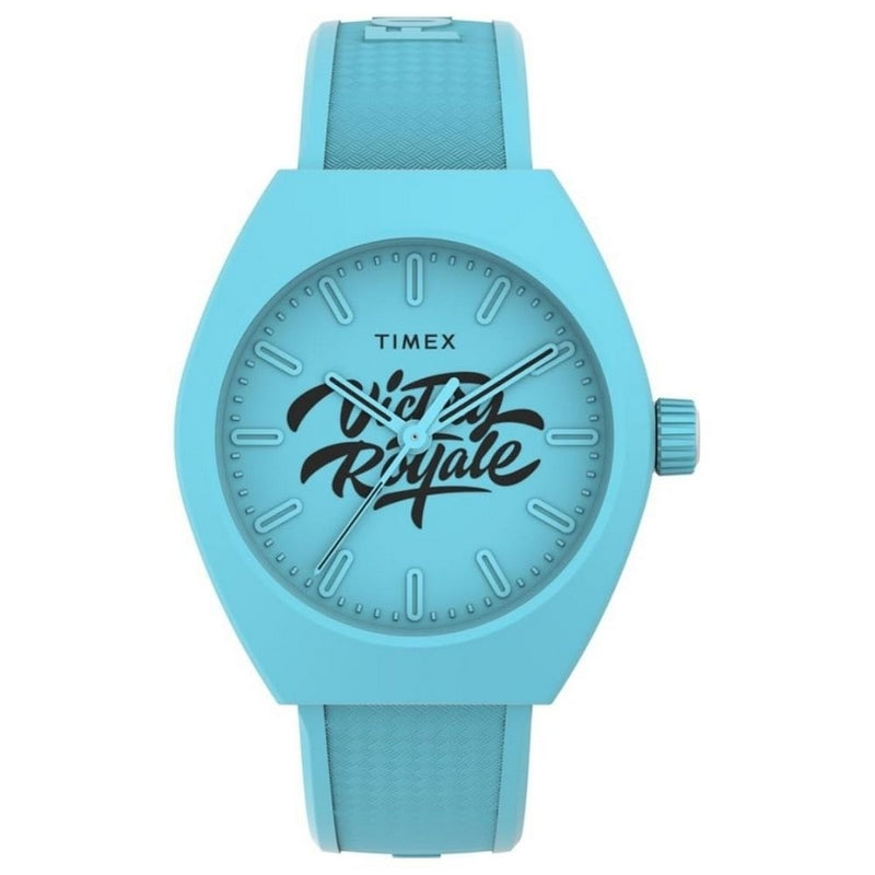 Timex Women's Urban TW2W96900 Strap Blue Dial Quartz Movement Buckle Clasp 40mm Round Watch