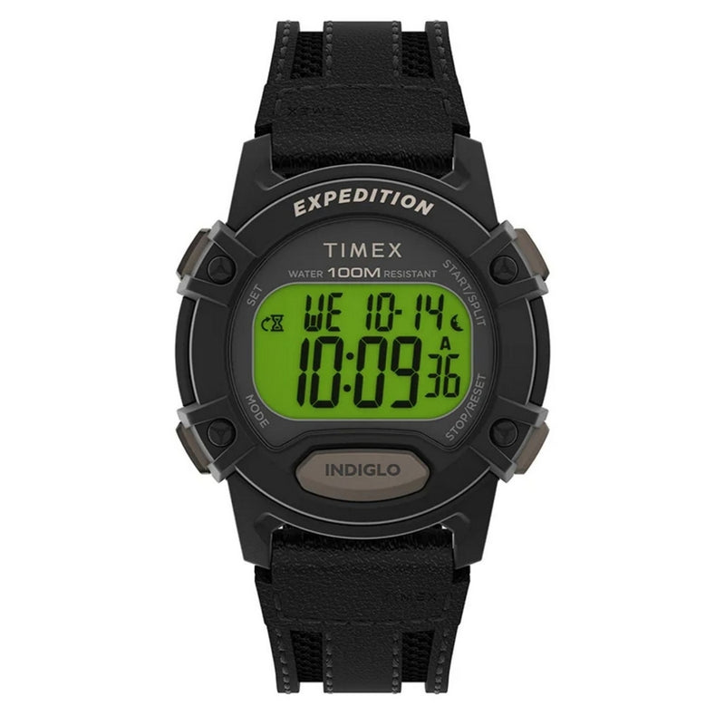 Timex Men's Expedition TW4B25200 Strap Green Dial Quartz Movement Buckle Clasp 41mm Round Watch
