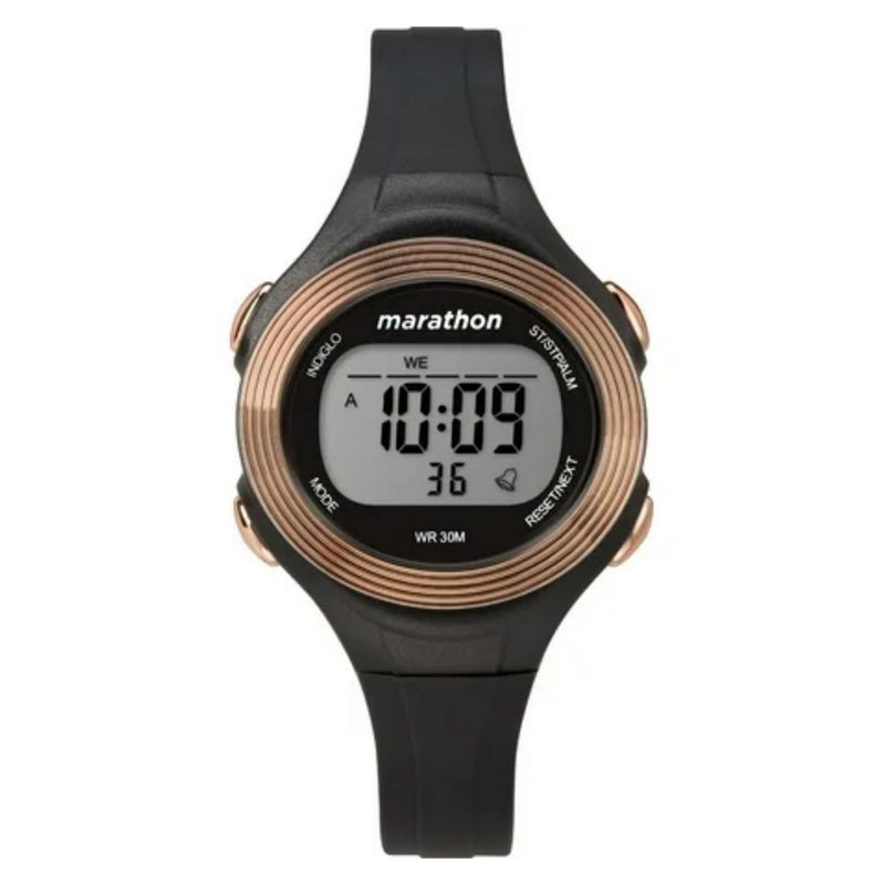 Timex Women's Marathon  TW5M32800 Strap Grey Dial Quartz Movement Buckle Clasp 34mm Round Watch