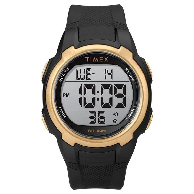 Timex Women's T-Sport TW5M33600 Strap Black Dial Quartz Movement Buckle Clasp 40mm Round Watch